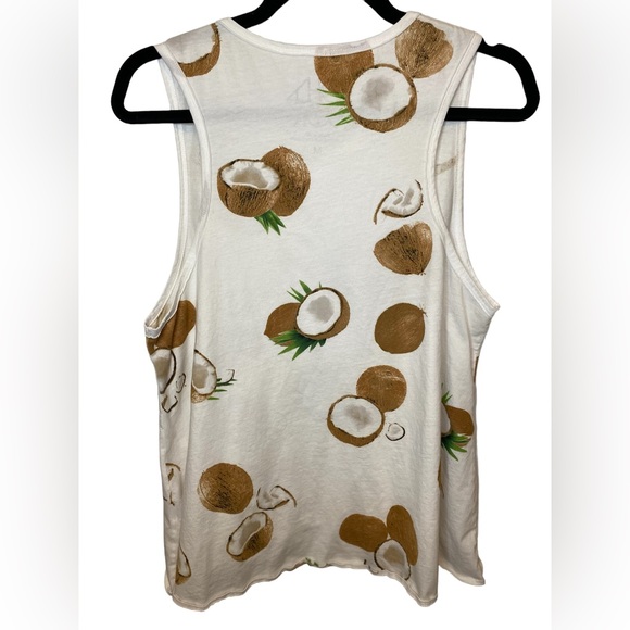 Chaser | Medium White Coconut Print Tank Top - Picture 7 of 7